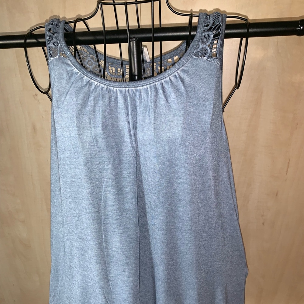 ⏬⏬Final Price ⏬⏬Knit lace knit long tank top